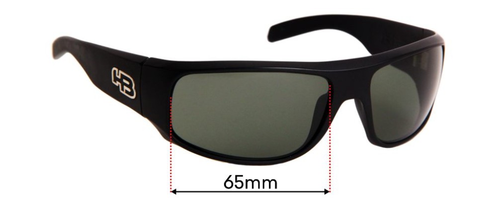 Hot Buttered Rage Replacement Sunglass Lenses - 65mm Wide